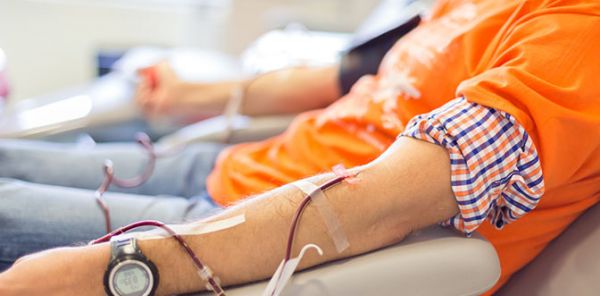 Blut und Blutplasma spenden