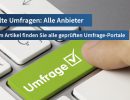 Bezahlte Umfragen – Die besten Anbieter