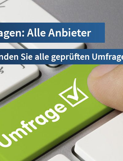 Bezahlte Umfragen – Alle geprüften Portale auf einen Blick