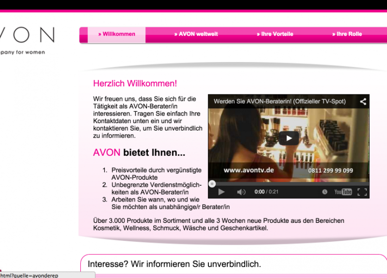 Wie man avon von tuer zu tuer verkauft