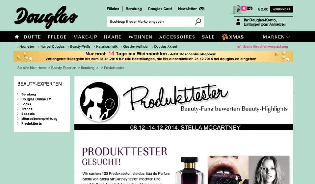 Douglas Produkttester Werden So Geht S Heimarbeit De