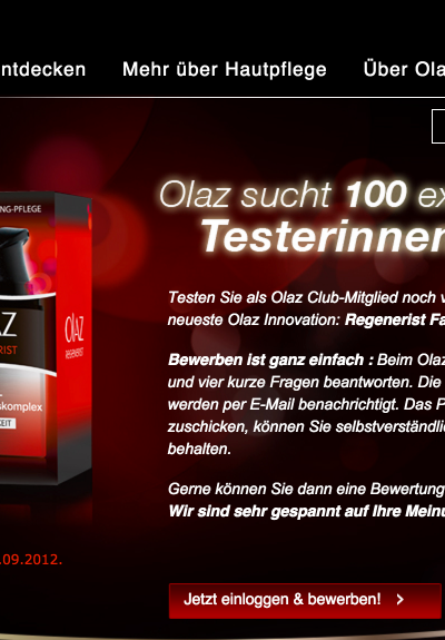 Olaz Produkttester werden – So geht’s!