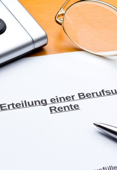 Berufsunfähigkeitsrente – das müssen Sie wissen!