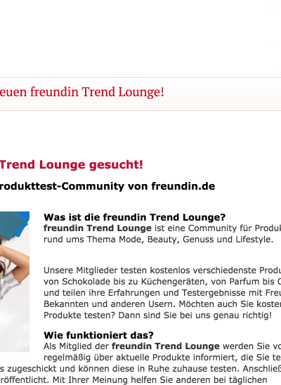 Freundin Produkttester werden: So gehts!