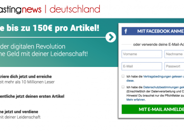 Blasting News: Geld verdienen als Nachrichten-Texter