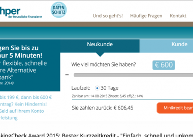 Erhalten Sie 600 Euro in nur 5 Minuten: So gehts!