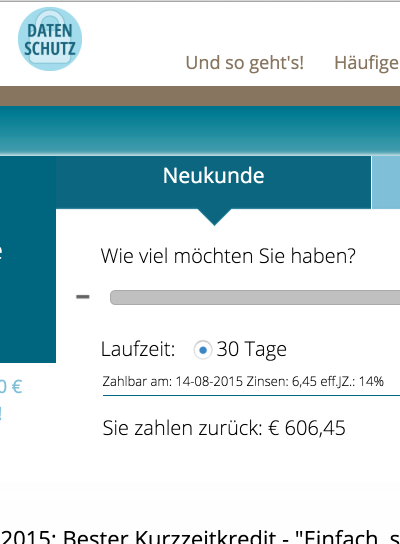 Erhalten Sie 600 Euro in nur 5 Minuten: So gehts!