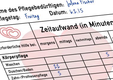 Pflegetagebuch: Das müssen Sie wissen!