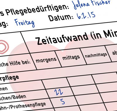 Pflegetagebuch: Das müssen Sie wissen!