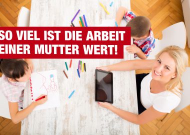 97.300 Euro: So viel ist die Arbeit einer Mutter wert!