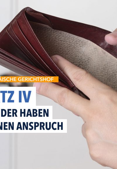 Kein Anspruch auf Hartz IV für EU-Ausländer