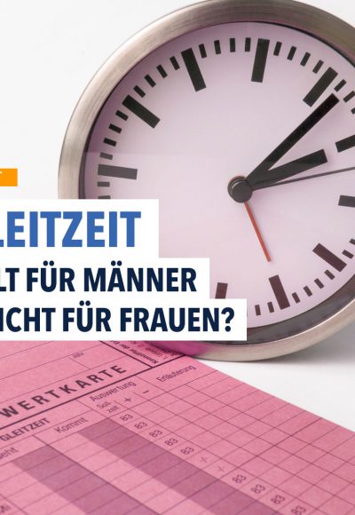 Gleitzeit: Mehr Gehalt für Männer aber nicht für Frauen?