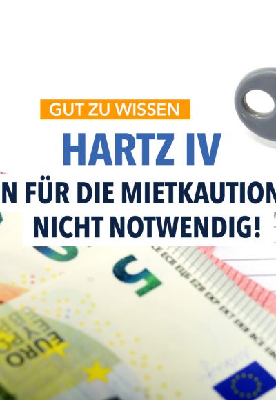 Hartz IV: Mietkaution von den Regelleistungen abzuzahlen?