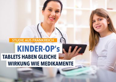Tablets beruhigen Kinder genauso gut wie Medikamente