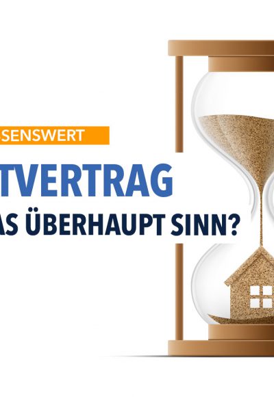 Zeitmietvertrag – Das sollten Sie wissen!