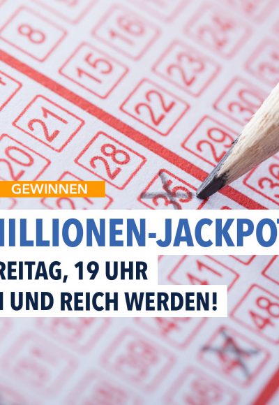 Der 90 Millionen-Jackpot wartet auf Sie!