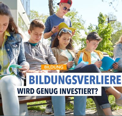 Zahl der Bildungsverlierer stagniert – Deutschland investiert zu wenig in Bildung