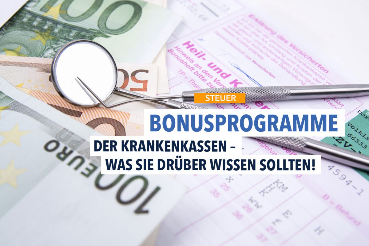 Wie Wirkt Sich Krankengeld Auf Die Steuer Aus Wie wirken sich Krankenkassen-Bonusprogramme auf die Steuer aus
