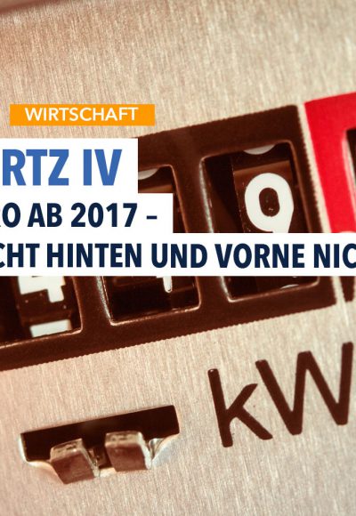 Bedarf übersteigt Regelsatz: Kein Strom für Hartz-IV-Empfänger?