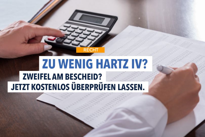 Die Hälfte aller Hartz-4-Empfänger bekommt zu wenig Geld: So prüfen Sie, ob Sie zu wenig erhalten!