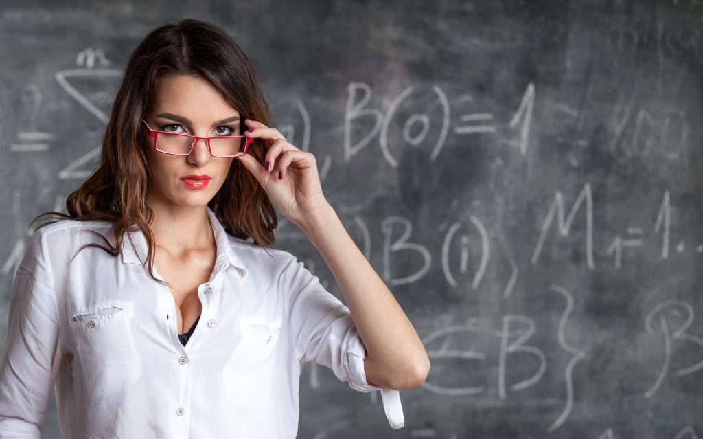 Lehrerin Schulmaedchen Cosplay Onanieren