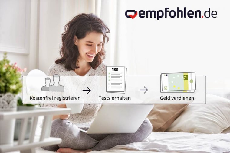 empfohlen.de: Geld verdienen von Zuhause aus