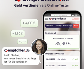 empfohlen.de – Geld verdienen mit bezahlten Aufträgen