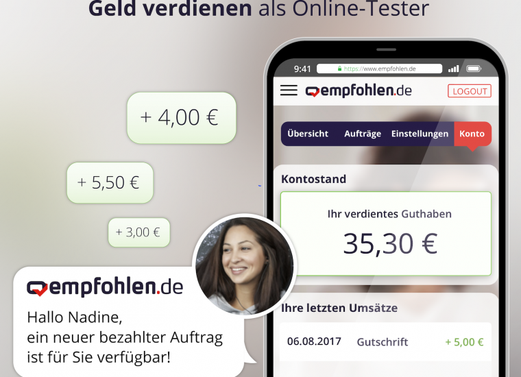 empfohlen.de – Geld verdienen mit bezahlten Aufträgen